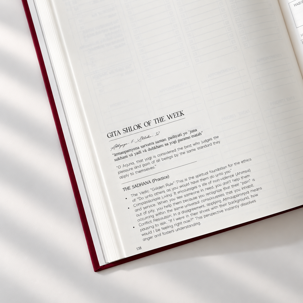 A weekly Bhagavad Gita teaching page.