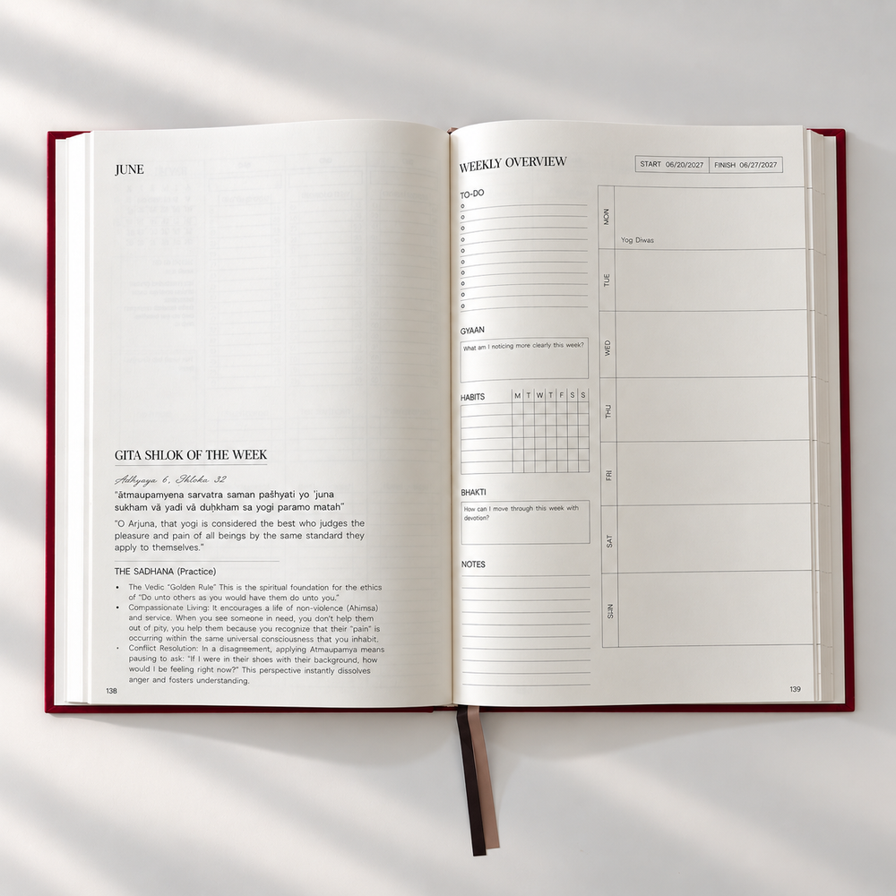The weekly overview spread.